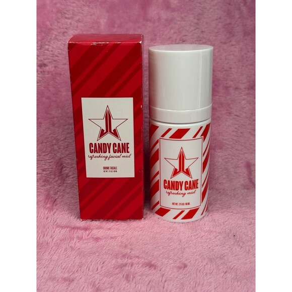 New! Jeffree Star Candy Cane Refreshing Facial Mist BNIB NWT - Picture 1 of 3